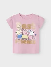 NMFamanda Peppa Gris T-skjorte Rosa