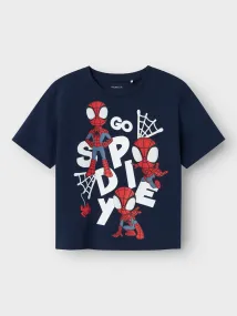 NMMmain Spidey T-skjorte Mørk Blå