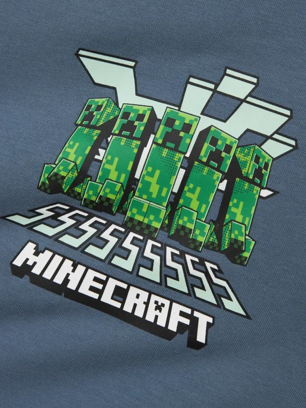 NKMmamun Minecraft T-skjorte Blå - Image 3