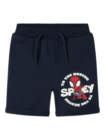 NMMmani Spidey Shorts Mørk Blå