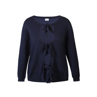 Ze-Ze Kora cardigan med sløyfer