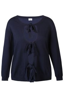 Ze-Ze Kora cardigan med sløyfer