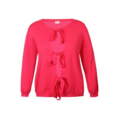 Ze-Ze Kora cardigan med sløyfer