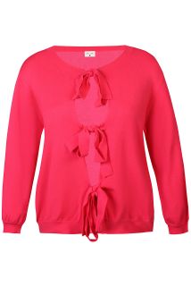 Ze-Ze Kora cardigan med sløyfer