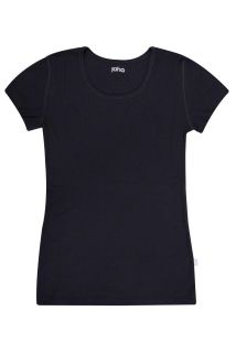 Joha Marie T-skjorte Ull Svart