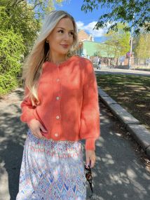 SBgulvig Strikket Cardigan Korall