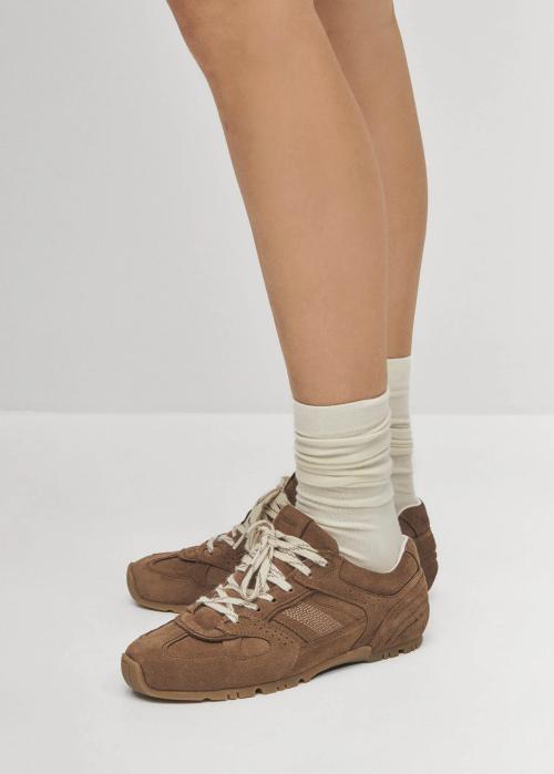 Tb.56 Leather Sneakers - Suede Brown