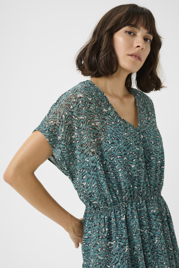 KAbella Kjole Petrol - Image 4