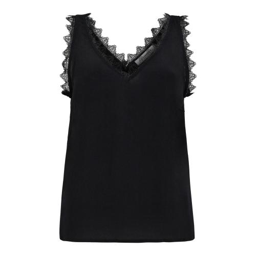 Perin Lace Singlet             |      Perin Lace Singlet Black fra Co´Couture