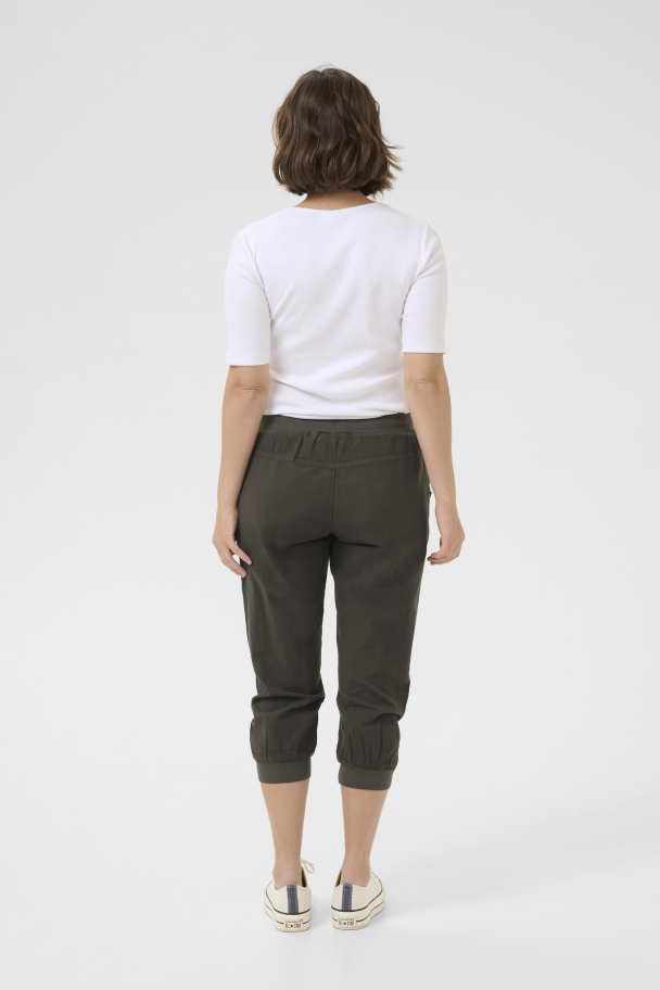 KAnaya Capri Bukse Mørk Grå - Image 2