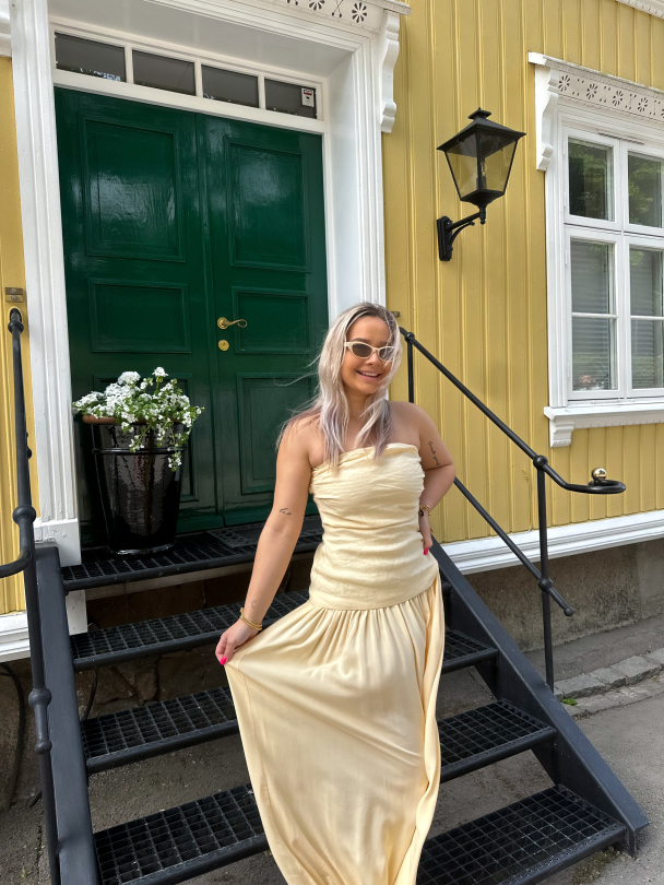 Hedy Maxi Dress - Butter - Image 3