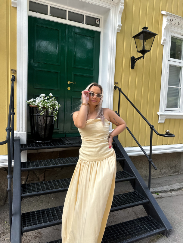 Hedy Maxi Dress - Butter - Image 4