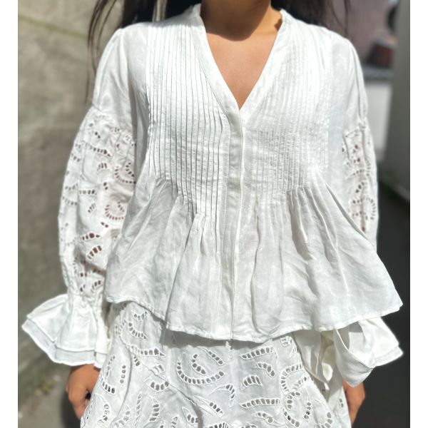 Coco Blouse - Hvit 