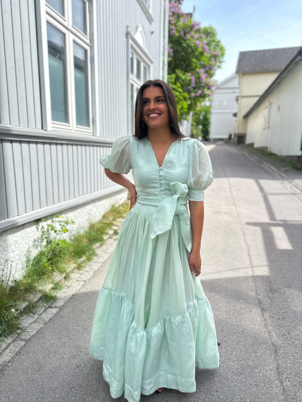 WOW Long Dress - Soft Pistachio - Image 5