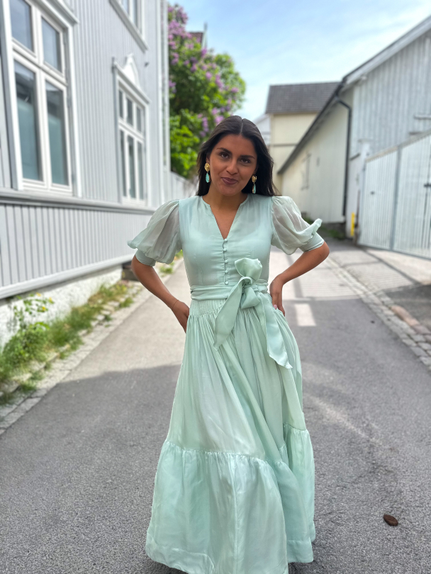 WOW Long Dress - Soft Pistachio - Image 6