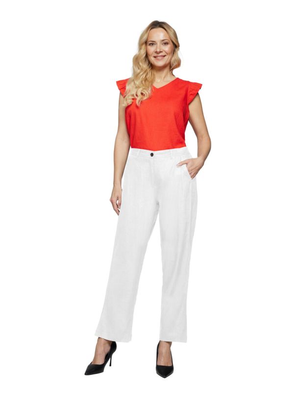 Signature Linbukse Hvit - Image 3