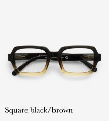 Square Black Brown 
