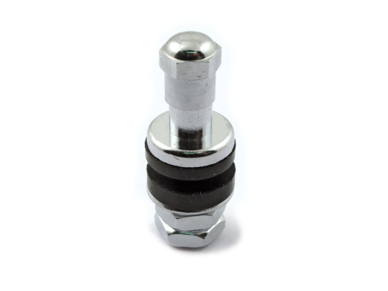 Screw-in tubeless valve stem. acorn cap