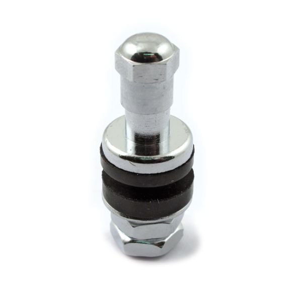 Screw-in tubeless valve stem. acorn cap