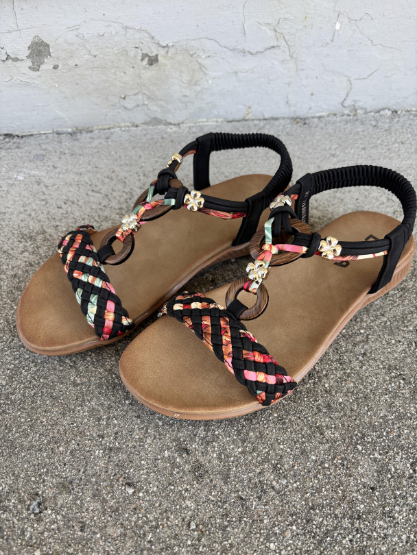 Sandal Xtra Svart/multi - Image 1