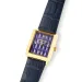 Watch Iconic Spikes Bracelet Leather Midnight Blue Gold