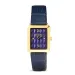 Watch Iconic Spikes Bracelet Leather Midnight Blue Gold