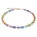 GEOCUBE Necklace Multicolour Rainbow & Gold