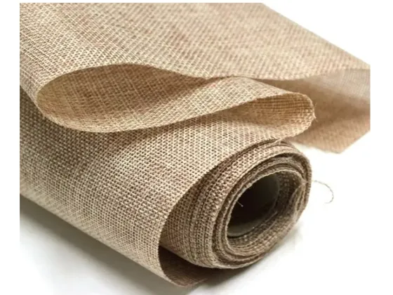 Jute Strie Stoff
