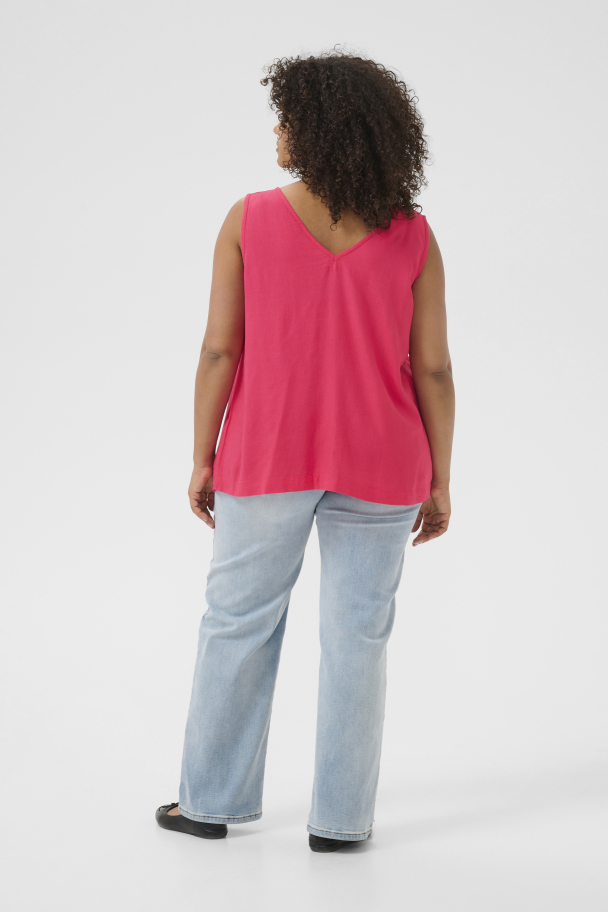 Kaffe Curve Mille ermløs topp - Image 3