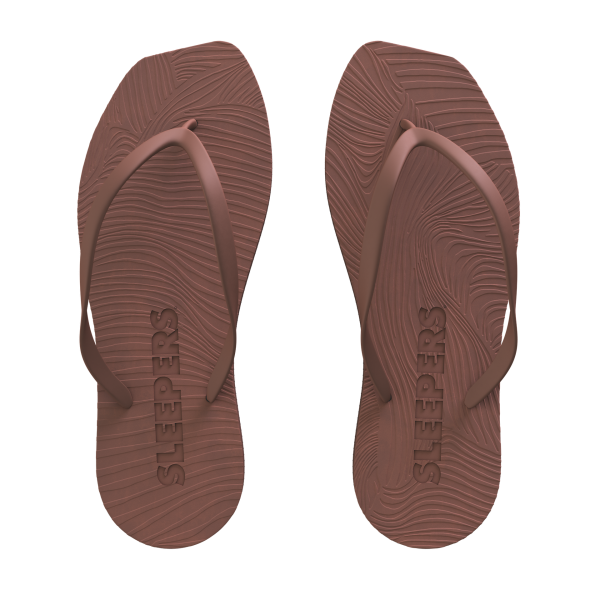 Tapered Brown Flip Flop