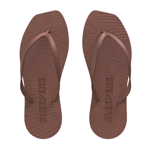 Tapered Brown Flip Flop