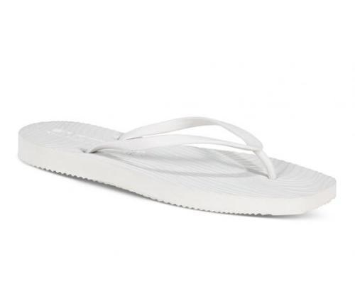 Tapered White Flip Flop