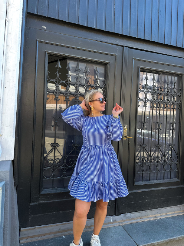 Josephine Dress - Stripe - Image 4