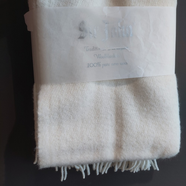 Pledd Krem 130x200 100% ULL