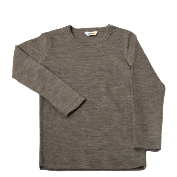 Trøye Merino Ull Brun