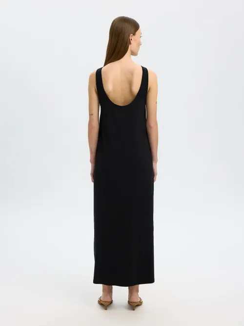 Anola Low Back Ankle Dress