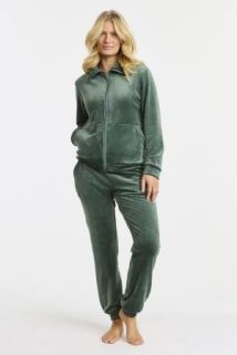 Kosedress Velour 2-delt Grønn
