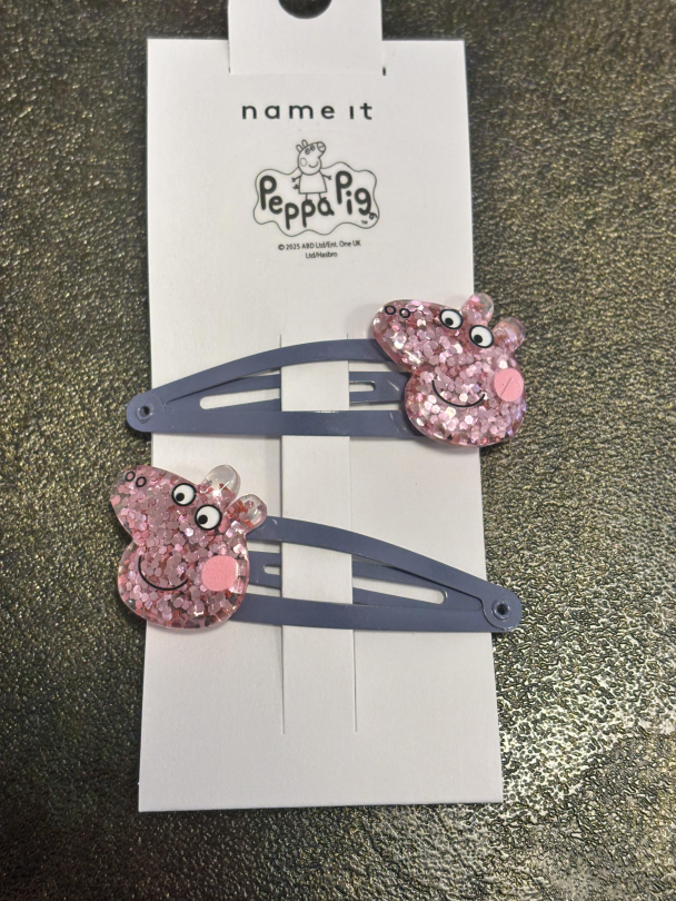 NMFamari Peppa Gris 2-pk Hårklemmer - Image 2