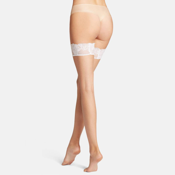 Nude 8, lace stay-up, fairly light/ white - Image 2