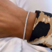Sølv tennis armbånd med zirkonia 2mm