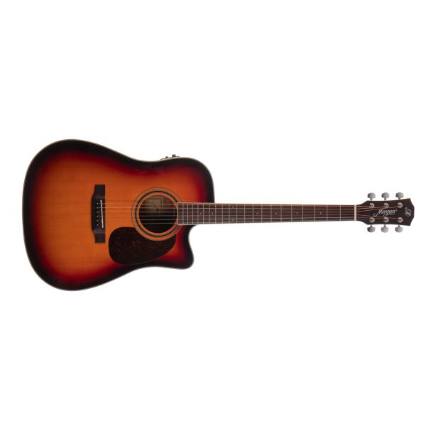 GITAR AKUSTISK MORGAN W120 SCE VSB