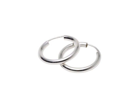 Sølv øreringer (2,5mm x 20mm)