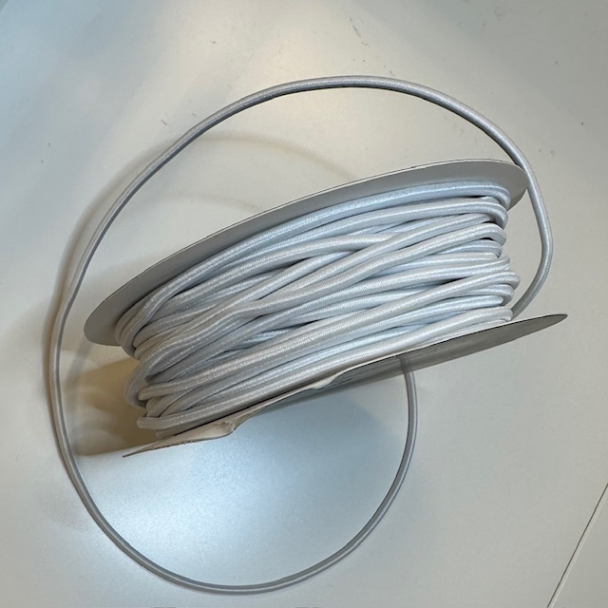 Elastikk -3 mm  rund metervare - Image 2