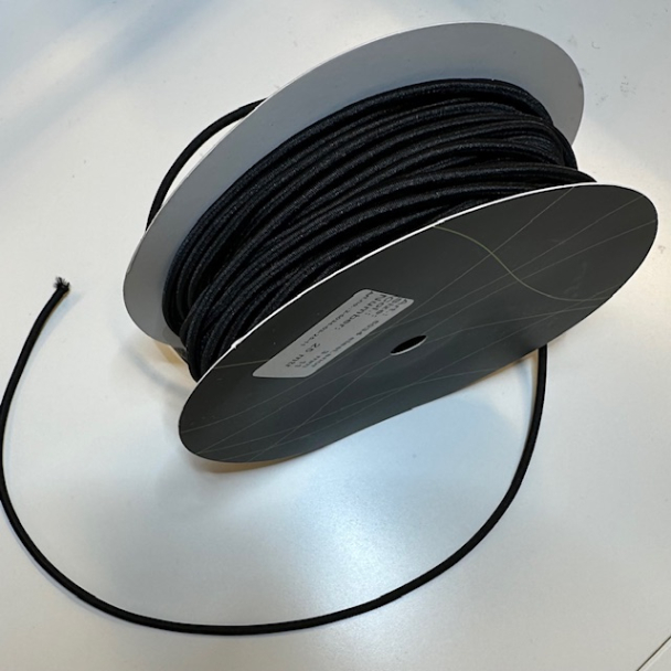 Elastikk -3 mm  rund metervare - Image 1
