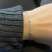 Sølv armbånd med kuler