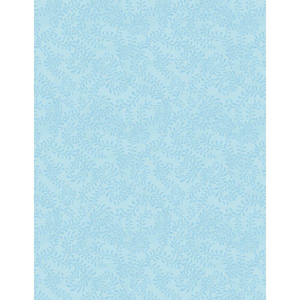 Essentials swirling leaves aqua