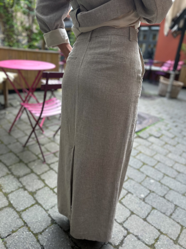 Margo Rita Long Skirt - Sepia Tint - Image 2