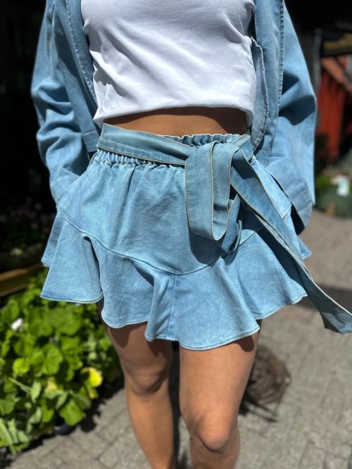 Denim Skirt Shorts 