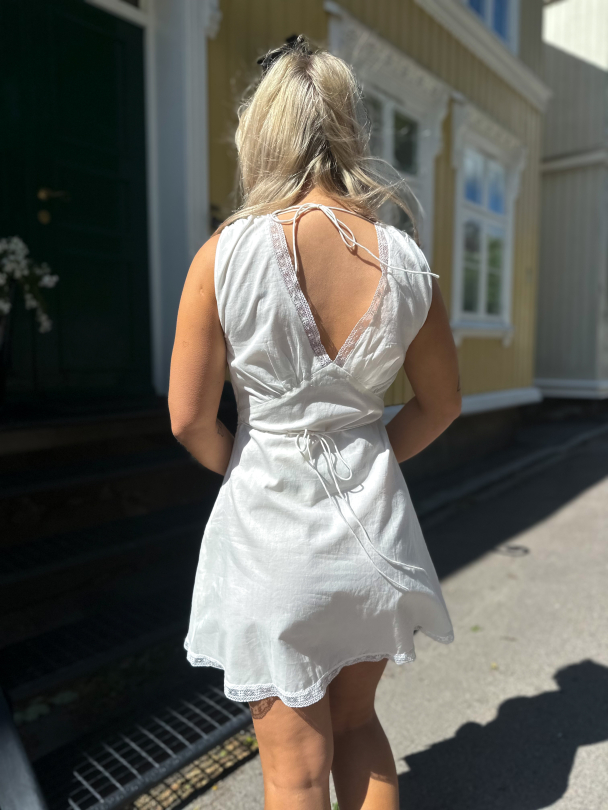 Denise Mini Dress - White - Image 2