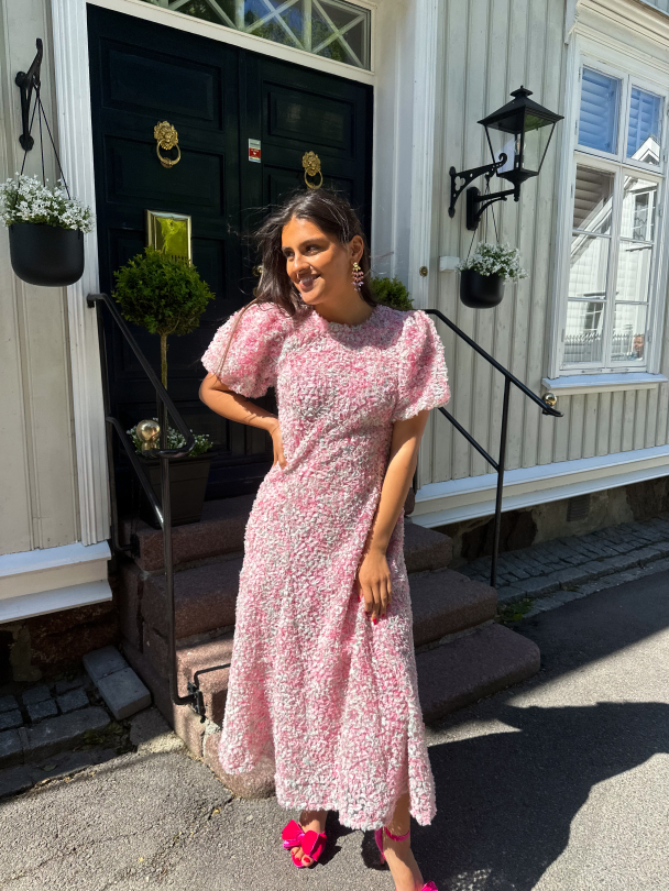 Kerry Long Dress - Sachet Pink  - Image 4